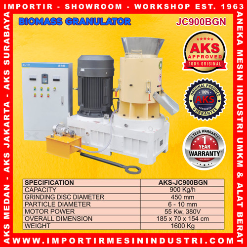 MESIN PELET BIOMASS GRANULATOR