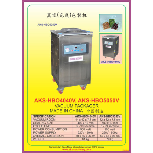 Mesin Portable Vacum Sealer / Vacum Packager HB04040V