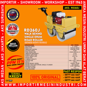 Engine GX390 Honda Walk Behind Double Drum Alat Pemadat Aspal RD260J
