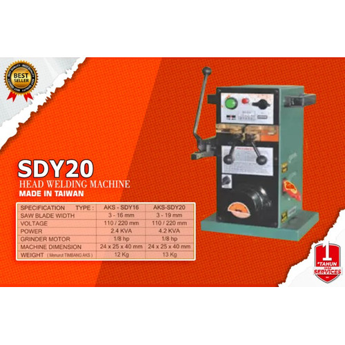 AKS - SDY20 Mesin Potong Besi Las Welding Metal Sawing Machine