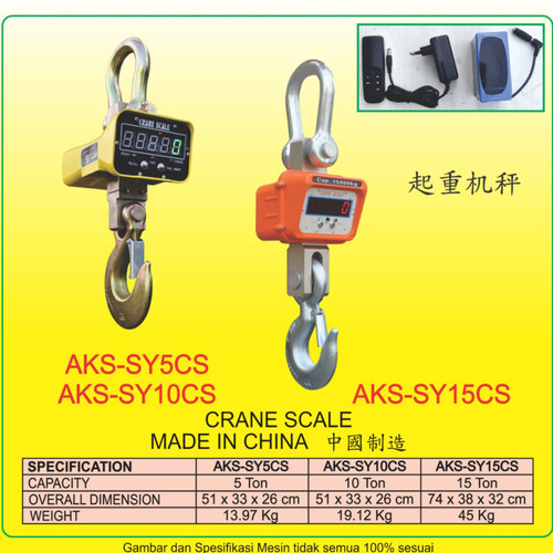 Timbangan Gantung Digital / Digital Scale AKS - SY5CS