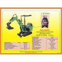 Beko 800 kg 9 Kw Pengangkut Tanah SE0.8T Excavator 0.8 Ton Eskavator