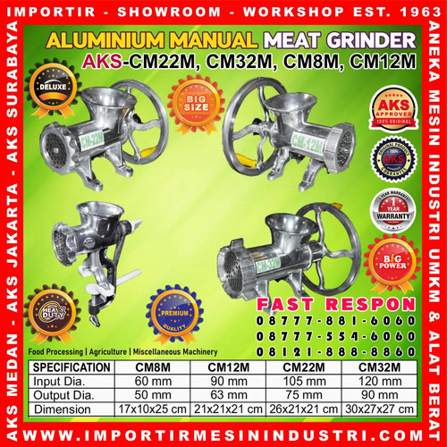 Mesin giling daging manual CM32M AKS ORIGINAL GARANSI RESMI