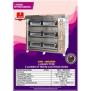 OVEN GAS AKS-WG312H 3 DECK 12 TRAY PEMANGGANG ROTI KUE ORIGINAL
