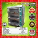 Gas Baking Oven Pemanggang Roti 3 Deck 6 Loyang AKS-WG306A ORIGINAL