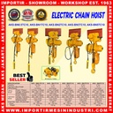 Kerekan Takel / Katrol / Chain Hoist Electric 2 Ton 10 m - BN2TC10