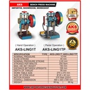 Mesin Press Kulit 1 TON Bench Press Machine AKS - LING1T
