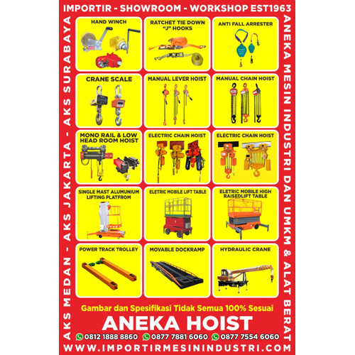 Kerekan Takel / Katrol / Chain Hoist Electric 3 Ton 10 m - BN3TC10