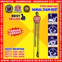 Kerekan Manual 2 Ton Takel 3 m Chain Block Hoist - AKS BN2TM3