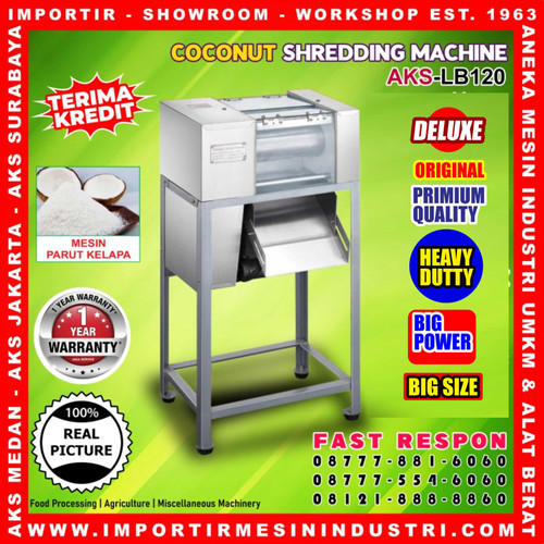 LB120 Mesin Pemarut / Parut Kelapa (Coconut Grader) AKS ORIGINAL