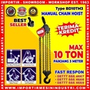 Manual Takel 10 Ton Panjang 3 m Manual Chain Hoist AKS- BD10TM3