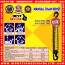 Kerekan Manual 2 Ton Takel 3 m Chain Block Hoist - AKS BN2TM3