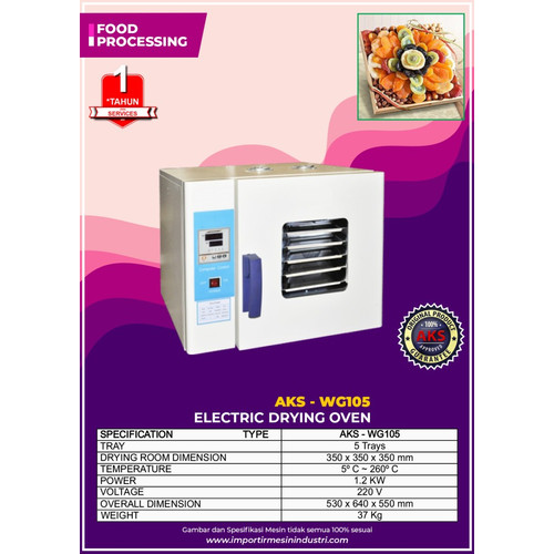 Food Dehydrator Machine Dryer Pengering Makanan Buah Sayuran WG105
