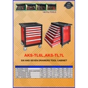 TOOLBOX PERKAKAS BESI ALAT BENGKEL Trolley 7 Susun | AKS - TL7L