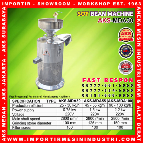 GILINGAN SUSU KACANG KEDELAI GRINDER SOYA MILK AKS-MDA55
