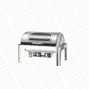 PEMANAS ROLL TOP TUTUP KACA PRASMANAN CHAFING DISH HOTEL 8.5L DU61363