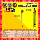 Chain Block / Chain Hoist Manual 2 ton x 3 meter AKS - BD2TM3