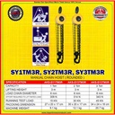CHAIN BLOCK HOIST KATROL ANGKUT BARANG 2T 2 TON 3 METER AKS - SY2TM3R