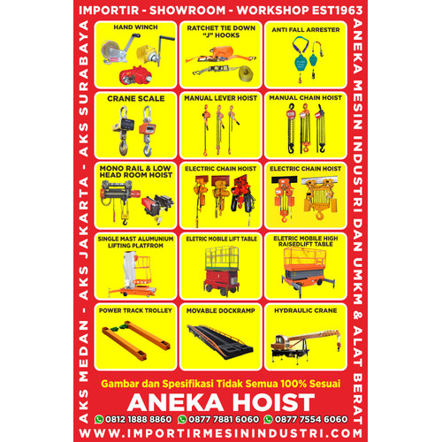 Manual chain hoist Takel manual katrol kerekan 1 ton 2 ton 3 ton