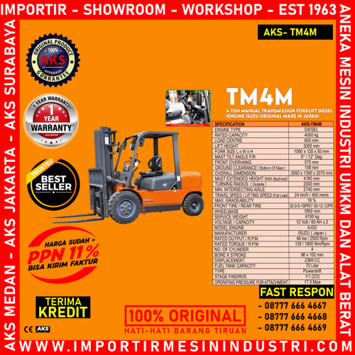 ISUZU Angkut Barang Manual Transmission Diesel Engine 4 Ton - TM4M