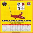Floor Jack Dongkrak Buaya Capacity 20 Ton | AKS - TL20TDB INVC