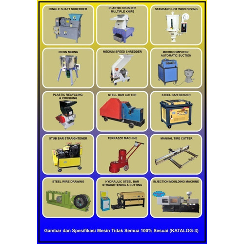 Mesin Plastik Penggiling Penghancur SW300 / Plastic Crusher - 7.5 Hp