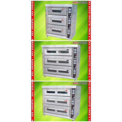 Gas Oven / Pemanggang Kue Roti Bakery 3 Deck
