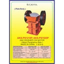 Mesin Penghancur Batu PS1525P / Jaw Stone Crusher 150 x 250 mm 5.5 Kw