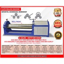 Mesin Roll Padat Plat Besi 3 Hp - 960Rpm Rolling Machine- BB625RLP