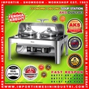 Prasmanan Roll Top Chafing Dish Economic Oblong Soup Station DU61383