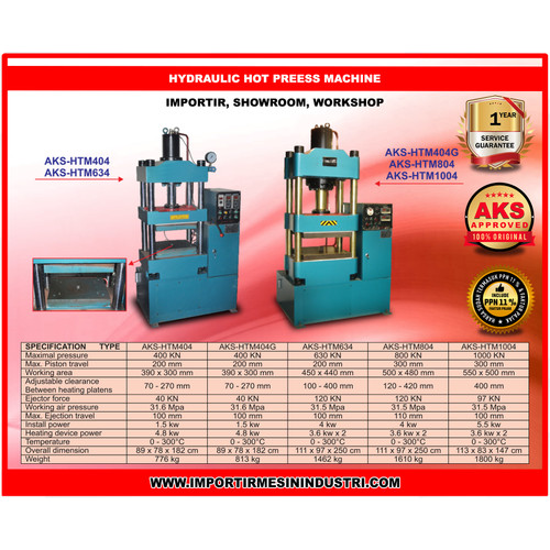 Mesin Press Machine Hydraulic Pres Machine AKS - HTM404G