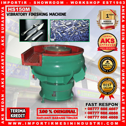 Mesin Pemolesan Logam Polishing Vibratory Finishing 150L - HS150M