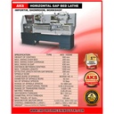 Bubut Logam Besi Horizontal GAP Bed Lathe 1000mm HI2040 Original