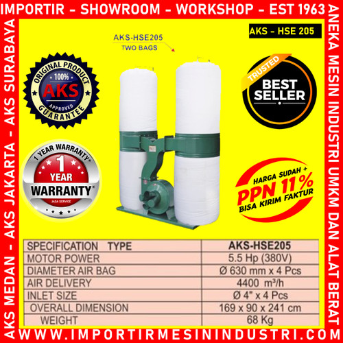 Mesin Penyedot Debu portable Dust Collector HSE205