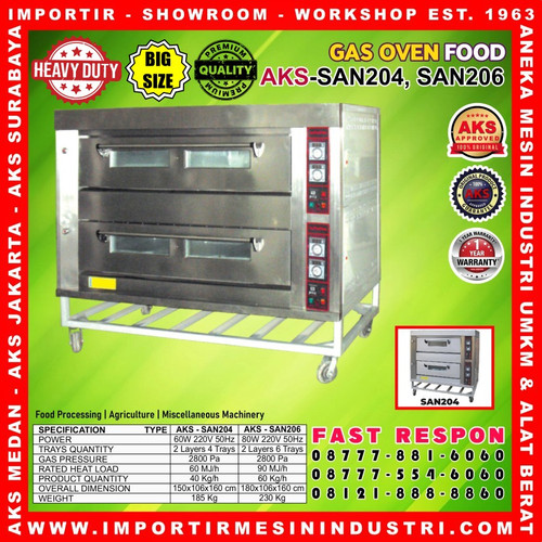 Oven Gas Pemanggang / Mesin Pemanggang Roti Toaster Bread