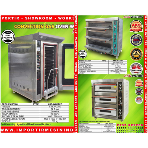 Gas Oven Roti / Oven Pemanggang Roti