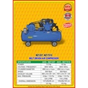 Kompresor Angin Belt Driven Air Compressor Dinamo 7.5 Hp 120 L 8 Bar