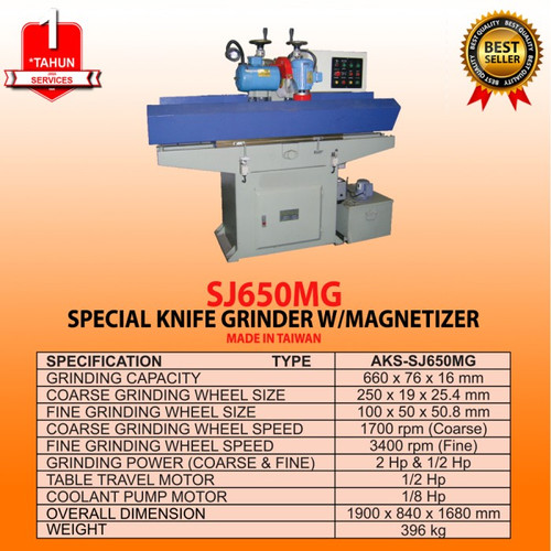 Mesin Gerinda Kayu Knife Grinding W/Magnetizer