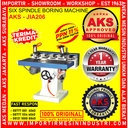 Mesin Bor Pembolong Kayu 6 Spindle Boring Woodlog Importir 1989
