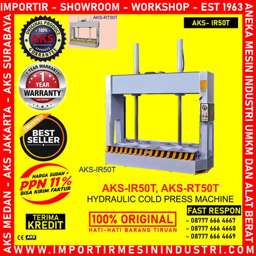 ALAT Press Kayu Hidrolik 100Ton Hydraulic Cold Press RT100T