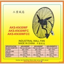 Kipas Angin Dinding Besar Industrial Wall Fan 26" inch 30" inch