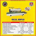 Continuous Band Sealer Mesin Segel Plastik Painting AKS - SDP15