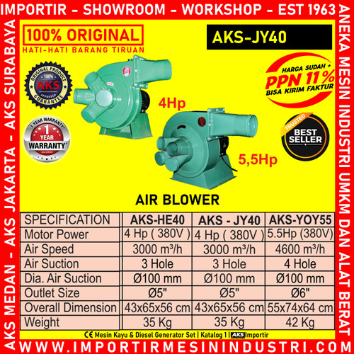 Blower Keong Udara Air Blower 4 Hp