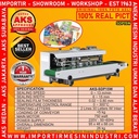 Mesin Segel Plastik Horizontal Sealer Solid Inker Printer 750W