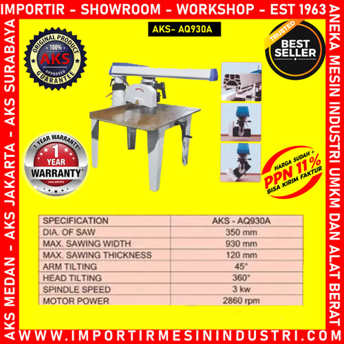 ALUMUNIUM RADIAL ARM SAW AKS - AQ930A