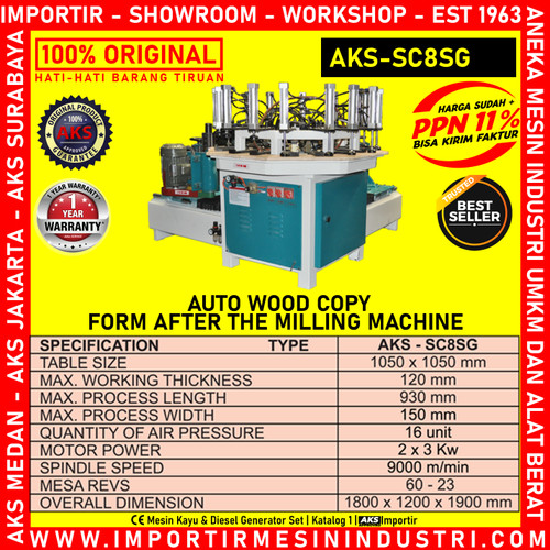 MACHINE Cetak Kayu Auto Wood Copy From After The Milling SC8SG