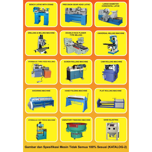Horizontal Gap Bed Lathe - Mesin Bubut Besi Logam Type TI2560HD