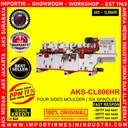 Pembentuk Kayu 4 Sides Moulder (Six Spindles) CL806HR