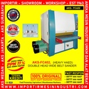 Machine Amplas Kayu Double Head Wide Belt Sander AKS-FC402