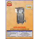 KW1000L Pengemas Minyak Otomatis 200 - 1000ML - 1300 bag/hour